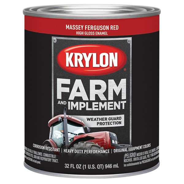 Krylon® Farm & Implement Paint - Massey Ferguson Red, Qt